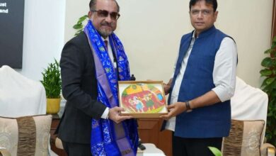 Telangana IT minister Sridhar Babu with Malaysia-Penang Deputy CM VYB Jagdeep Singh Deo