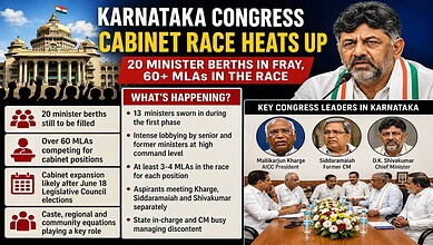 Race for 20 cabinet berths intensifies in Karnataka Congress