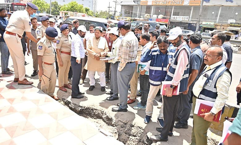 Officials review monsoon preparedness in Malkajgiri