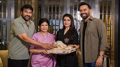 Chiranjeevi, Surekha, Samantha Ruth Prabhu and Raj Nidimoru