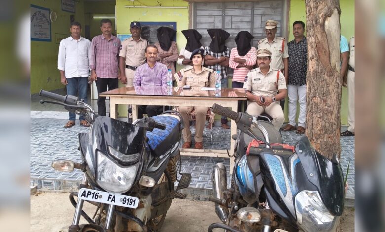 Four from interstate robbery gang arrested in Telangana's Khammam