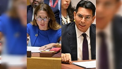 Vanessa Frazier and Danny Danon.