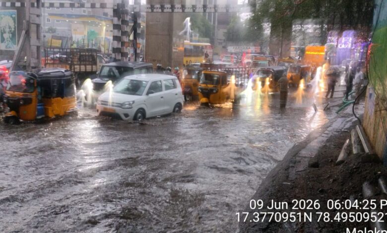 Rain in Hyderabad