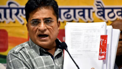 BJP leader Kirit Somaiya