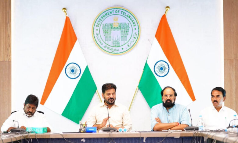 CM Revanth Reddy, DyCM Bhatti Vikramarka, Ministers Uttam Kumar Reddy and Jupally Krishna Rao
