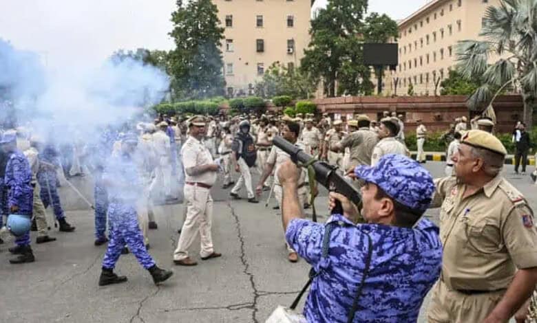 CRPF RAF on July 20 march