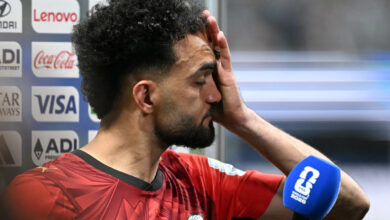 Egypt's Mostafa Ziko after the game