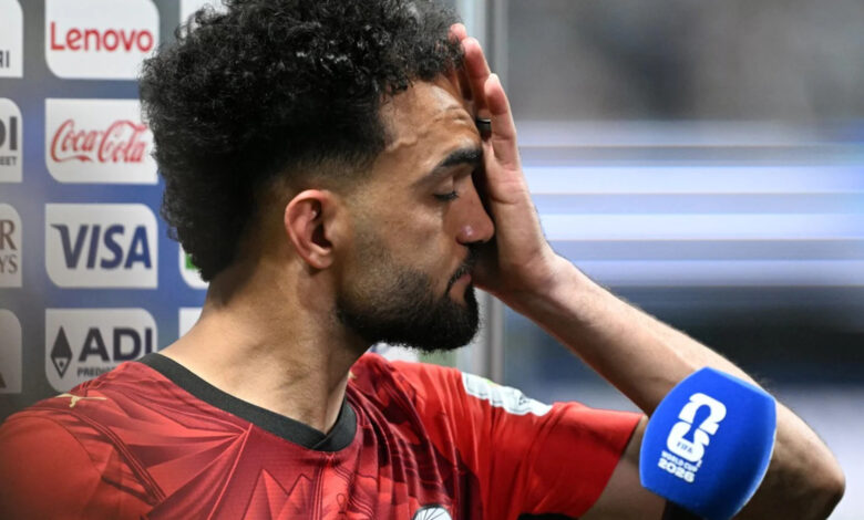 Egypt's Mostafa Ziko after the game