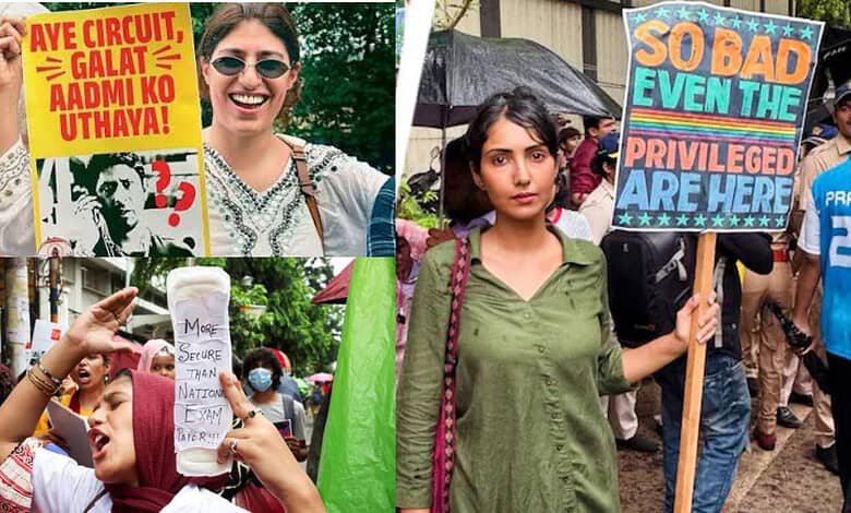 Genz Z at CJP protests