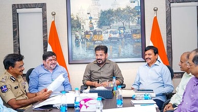 Telangana Chief Minister A Revanth Reddy conducts meeting on Indiramma houses