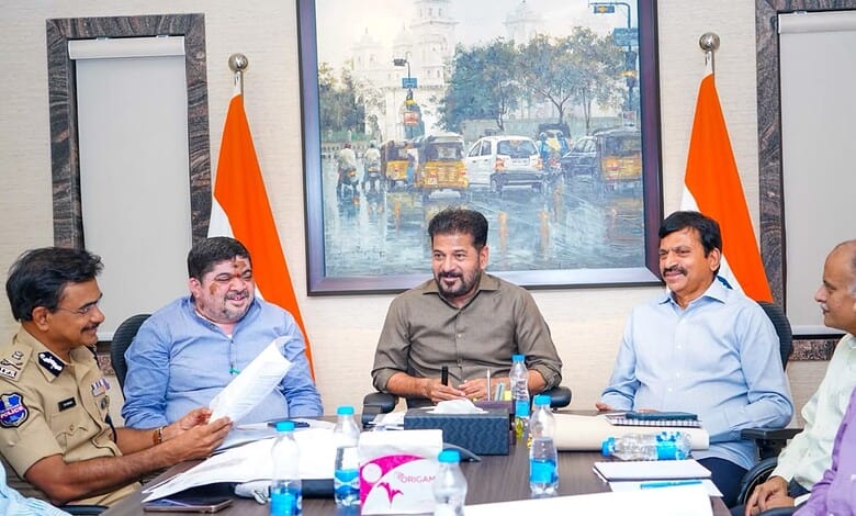 Telangana Chief Minister A Revanth Reddy conducts meeting on Indiramma houses