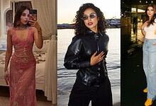 Three beauty influencers posing in different settings showcasing their style and confidence.