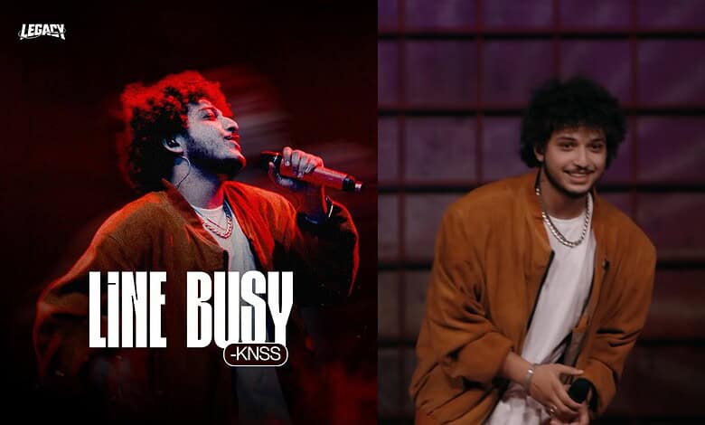 Hyderabad rapper KNSS performs 'Call nakko karo' at Legacy event, vibrant stage lighting.
