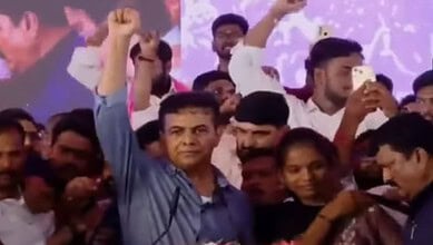 BRS working president KT Rama Rao (KTR) dares Telangana CM Revanth Reddy to prove that Congress government filled 70,000 job vacancies.