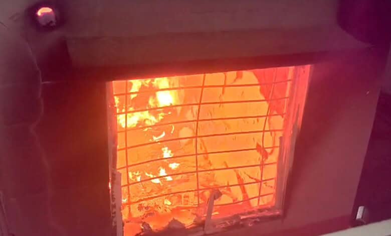 Major fire breaks out at apartment in Hyderabad's Mehdipatnam