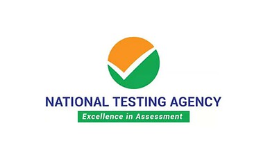 National Testing Agency logo with checkmark and slogan for assessment excellence.