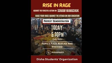 Disha Students Organisation to hold protest in soldarity with Sonam Wangchuk