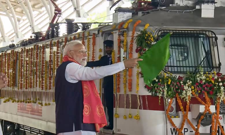PM Modi launches major railway projects in Punjab.