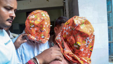 People accused in the alleged gangrape and murder of an 11-year-old girl, escorted by police while being taken to a court, whose body was recovered at Baruipur