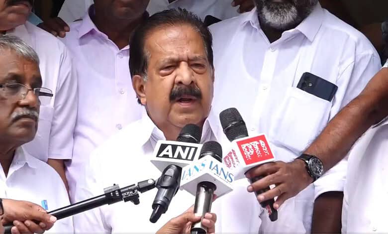 Kerala Home Minister Ramesh Chennithala