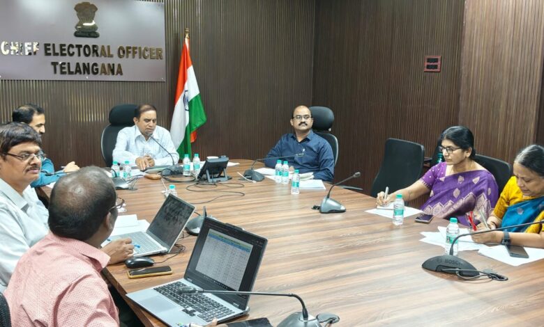 Telangana CEO sets deadline for 100 pc SIR form distribution