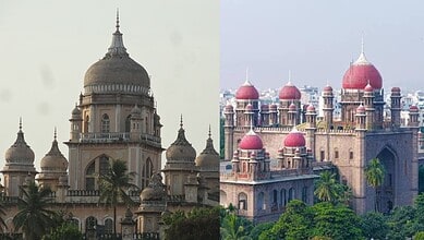 Telangana R&B Minister Komatireddy Venkat Reddy asks the officials to complete construction of the main blocks of the new Telangana High Court complex and Osmania General Hospital by December 2027.