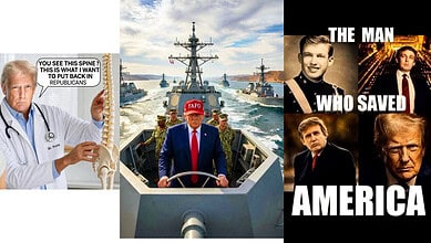 Trump AI-generated images