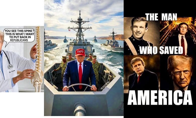 Trump AI-generated images