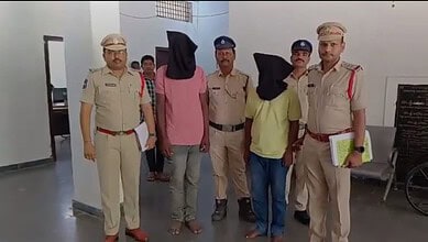 Nirmal police arreste two people for theft in temple