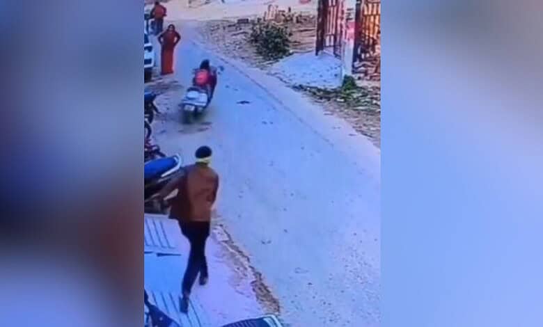 Minor girl rides bike