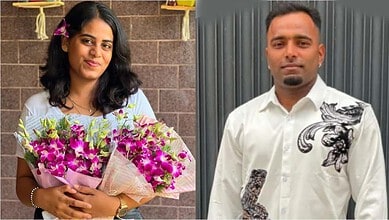 Amrutha and Dhanush