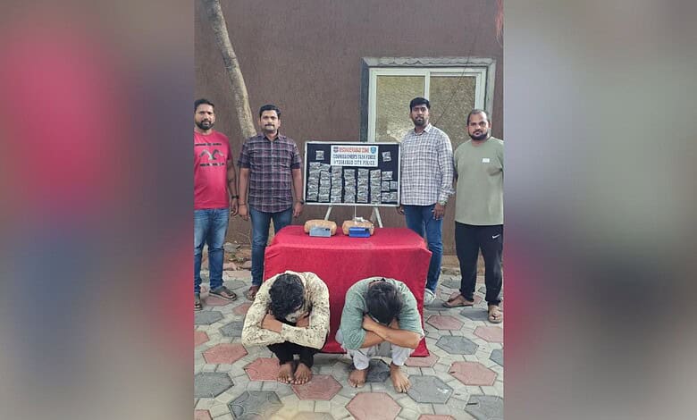 The Commissioner's Task Force with the arrested accused