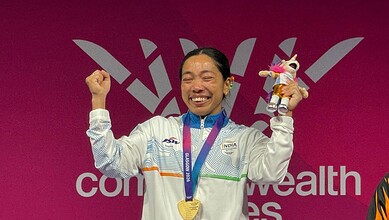 Mirabai Chanu wins gold medal at CWG