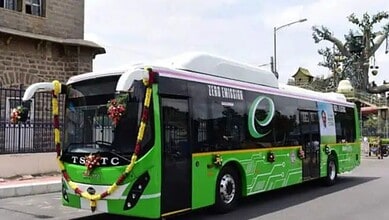 TGSRTC Pushpak bus