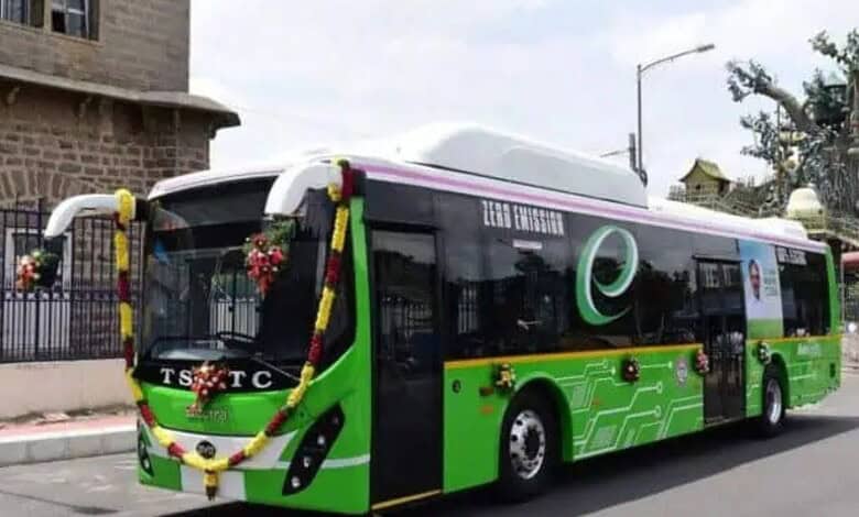 TGSRTC Pushpak bus