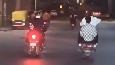 Ambulance carrying patient delayed by wheelie riders in Bengaluru