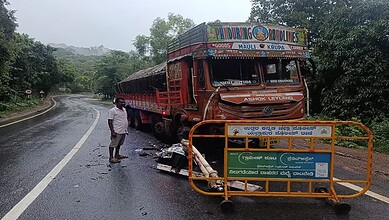 Six Swiggy delivery partners killed in Yellapur road accident