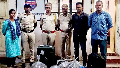 Man held with 14 kg ganja worth Rs 7 lakh in Hyderabad