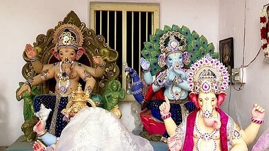 Early arrival of POP Ganesh idols in Bengaluru markets for Ganesh Chaturthi celebrations.