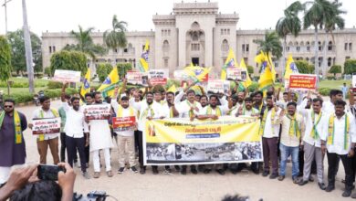 Hyderabad’s OU rally supports students protesting NEET paper leak