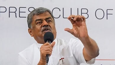BK Hariprasad defends Umar Khalid poster at NEET protest