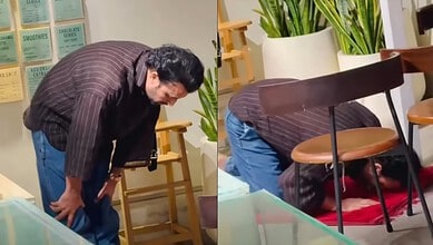 Atif Aslam offering salah at a cafe