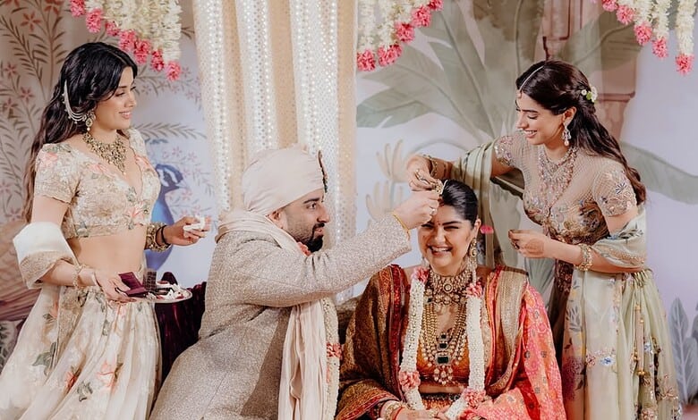 Anshula Kapoor's wedding photo