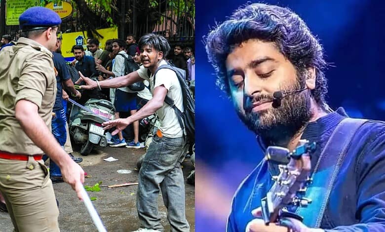 Arijit Singh reacts to students protest