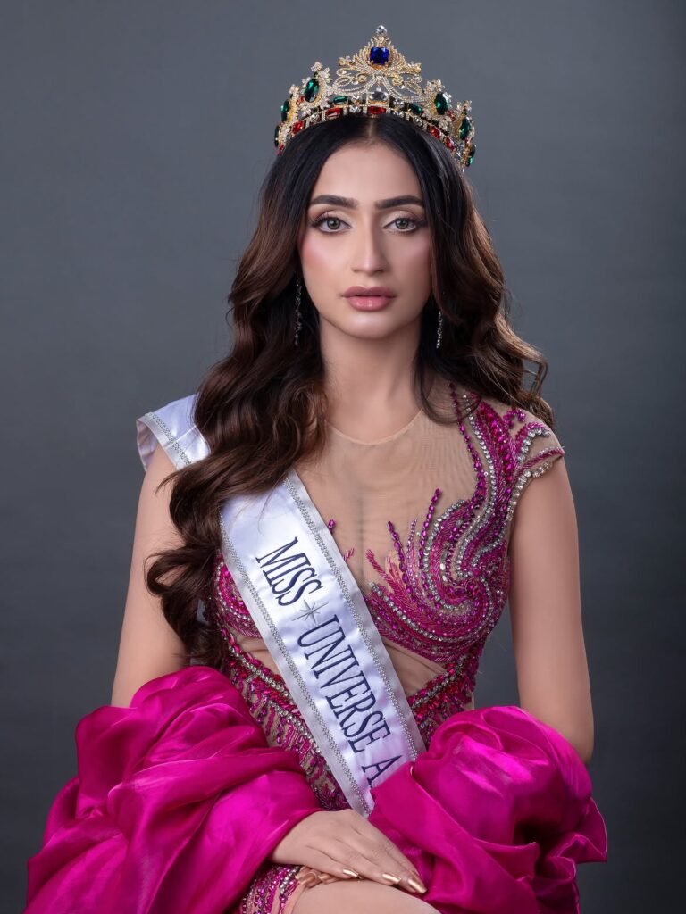 Hyderabad's Fasiha Nauman crowned Miss Universe India 2026 in a glamorous gown and crown.