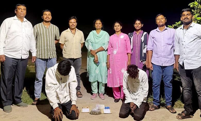 Excise officials arrest four, seize ganja in Hyderabad raids