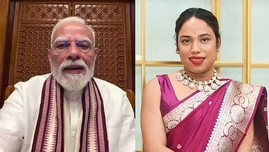 PM Modi and Jaanmoni Das