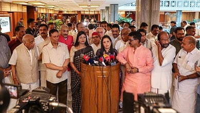 TMC MP Mahua Moitra questions the government's decision to invite the rebel TMC MPs