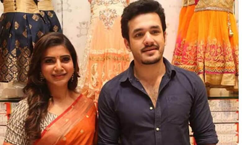 Samantha and Akhil Akkineni