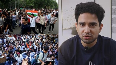 Samay Raina's reaction on students protest